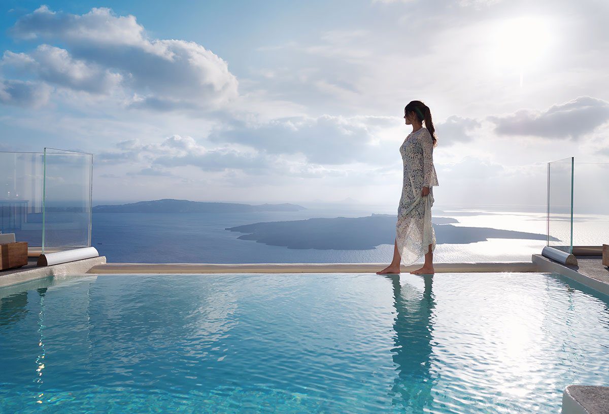 Luxury Villa Mercury in Firostefani Santorini