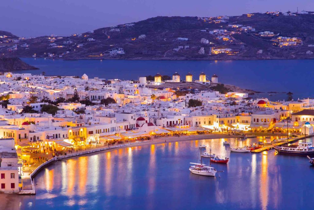 What is Mykonos most known for?