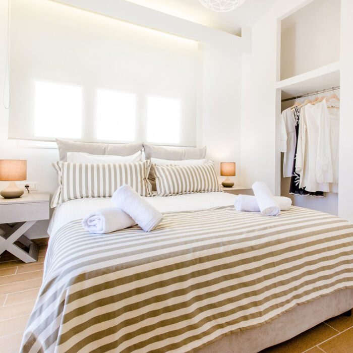 crete villas xanthos villa double bed bedroom