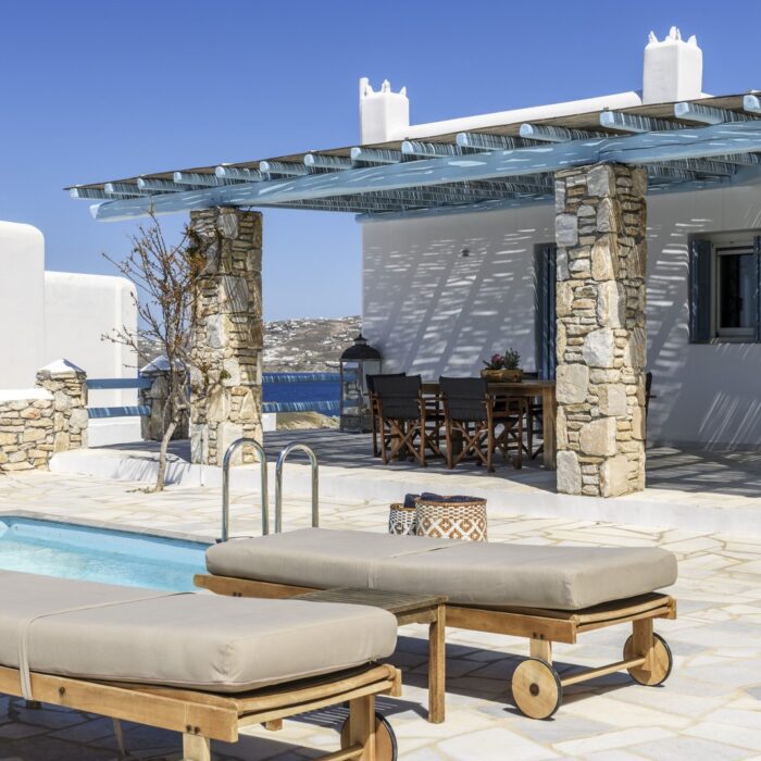 Mykonos villa private pool